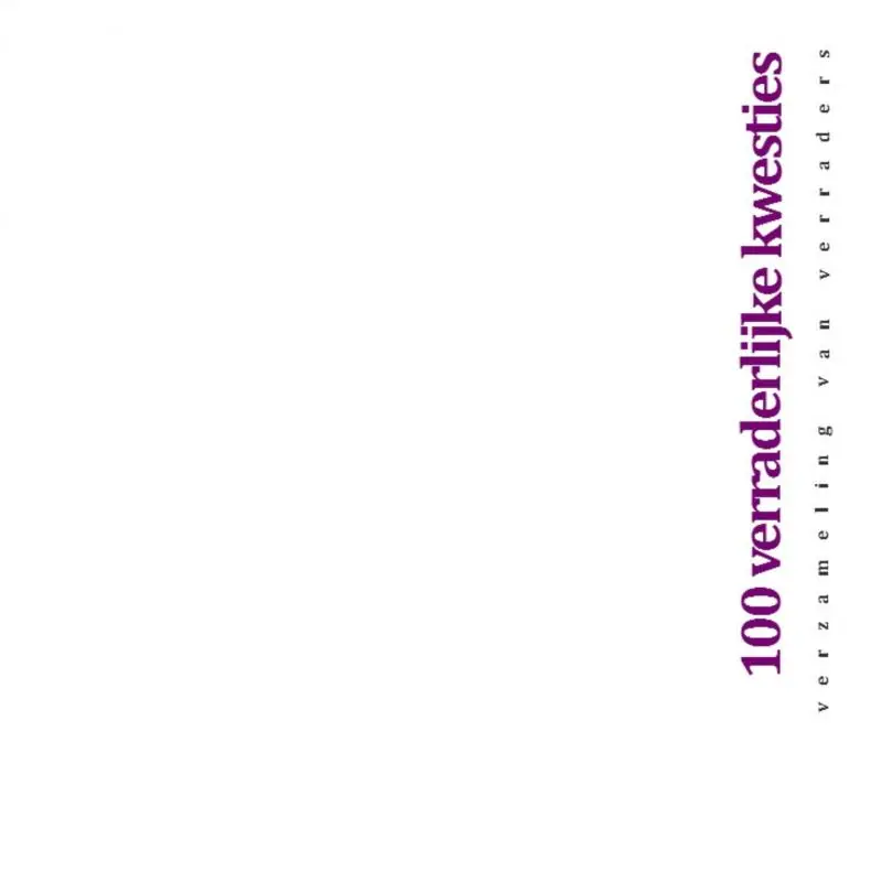 100 verraderlijke kwesties Snelle Levering