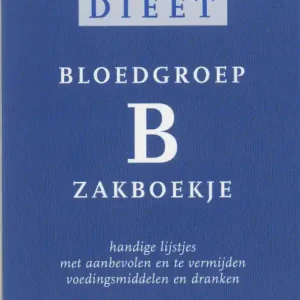 Bloedgroep B zakboekje Nu Kopen
