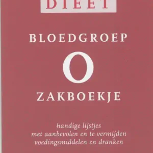 Bloedgroep O zakboekje Gereduceerde Prijs